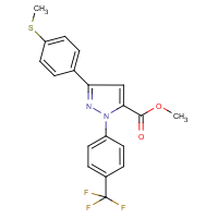 CAS:640727-84-0 | PC200598 | Methyl 1-[4-(trifluoromethyl)phenyl]-3-[4-(methylthio)phenyl]-1H-pyrazole-5-carboxylate