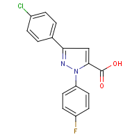 CAS:618102-39-9 | PC200632 | 3-(4-Chlorophenyl)-1-(4-fluorophenyl)-1H-pyrazole-5-carboxylic acid