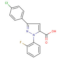 CAS:618102-55-9 | PC200634 | 3-(4-Chlorophenyl)-1-(2-fluorophenyl)-1H-pyrazole-5-carboxylic acid