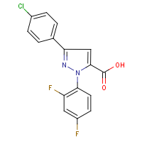 CAS: 618102-59-3 | PC200635 | 3-(4-Chlorophenyl)-1-(2,4-difluorophenyl)-1H-pyrazole-5-carboxylic acid