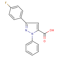 CAS:618102-72-0 | PC200639 | 3-(4-Fluorophenyl)-1-phenyl-1H-pyrazole-5-carboxylic acid