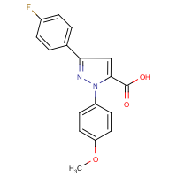 CAS:618102-75-3 | PC200642 | 3-(4-Fluorophenyl)-1-(4-methoxyphenyl)-1H-pyrazole-5-carboxylic acid