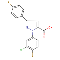 CAS: 618102-76-4 | PC200643 | 1-(3-Chloro-4-fluorophenyl)-3-(4-fluorophenyl)-1H-pyrazole-5-carboxylic acid