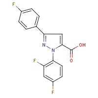 CAS: 618102-77-5 | PC200644 | 1-(2,4-Difluorophenyl)-3-(4-fluorophenyl)-1H-pyrazole-5-carboxylic acid