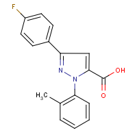 CAS: 618102-79-7 | PC200645 | 3-(4-Fluorophenyl)-1-(2-methylphenyl)-1H-pyrazole-5-carboxylic acid