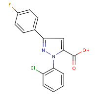 CAS: 618102-81-1 | PC200646 | 1-(2-Chlorophenyl)-3-(4-fluorophenyl)-1H-pyrazole-5-carboxylic acid