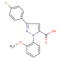 CAS:618102-85-5 | PC200648 | 3-(4-Fluorophenyl)-1-(2-methoxyphenyl)-1H-pyrazole-5-carboxylic acid