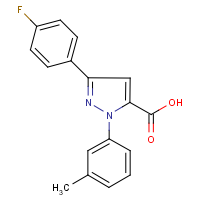 CAS: 618102-87-7 | PC200649 | 3-(4-Fluorophenyl)-1-(3-methylphenyl)-1H-pyrazole-5-carboxylic acid