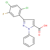CAS:618382-91-5 | PC200654 | 3-(2,4-Dichloro-5-fluorophenyl)-1-phenyl-1H-pyrazole-5-carboxylic acid