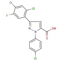 CAS:618382-92-6 | PC200655 | 3-(2,4-Dichloro-5-fluorophenyl)-1-(4-chlorophenyl)-1H-pyrazole-5-carboxylic acid