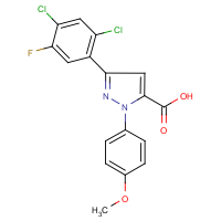 CAS:618382-94-8 | PC200657 | 3-(2,4-Dichloro-5-fluorophenyl)-1-(4-methoxyphenyl)-1H-pyrazole-5-carboxylic acid
