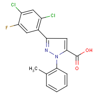 CAS:618382-95-9 | PC200658 | 3-(2,4-Dichloro-5-fluorophenyl)-1-(2-methylphenyl)-1H-pyrazole-5-carboxylic acid