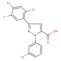 CAS:618382-96-0 | PC200659 | 3-(2,4-Dichloro-5-fluorophenyl)-1-(3-chlorophenyl)-1H-pyrazole-5-carboxylic acid