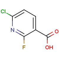 CAS: 1211578-46-9 | PC201063 | 6-Chloro-2-fluoronicotinic acid