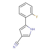 CAS: 1240948-77-9 | PC201087 | 5-(2-Fluorophenyl)-1H-pyrrole-3-carbonitrile