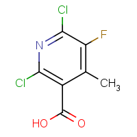CAS: 132195-42-7 | PC201119 | 2,6-Dichloro-5-fluoro-4-methylnicotinic acid