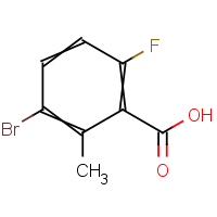 CAS:1427373-55-4 | PC201139 | 3-Bromo-6-fluoro-2-methylbenzoic acid