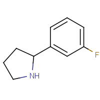 CAS: 298690-72-9 | PC201223 | 2-(3-Fluorophenyl)pyrrolidine