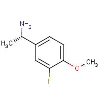 CAS:870849-66-4 | PC201337 | (S)-1-(3-Fluoro-4-methoxyphenyl)ethanamine