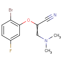 CAS: 1620478-72-9 | PC210034 | 2-(2-Bromo-5-fluorophenoxy)-3-(dimethylamino)prop-2-enenitrile