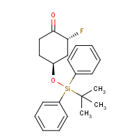 CAS: 1268512-08-8 | PC210046 | (2R,4S)-4-[(tert-Butyl)(diphenyl)silyloxy]-2-fluorocyclohexan-1-one