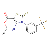 CAS:312922-28-4 | PC210054 | Ethyl 4-amino-2-sulfanylidene-3-[3-(trifluoromethyl)phenyl]-2,3-dihydro-1,3-thiazole-5-carboxylate