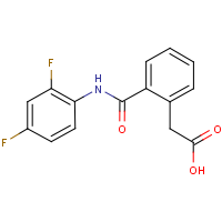 CAS:811841-63-1 | PC210061 | 2-{2-[(2,4-Difluoroanilino)carbonyl]phenyl}acetic acid