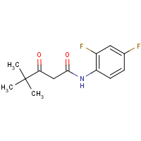 CAS:497059-96-8 | PC210064 | N-(2,4-Difluorophenyl)-4,4-dimethyl-3-oxopentanamide