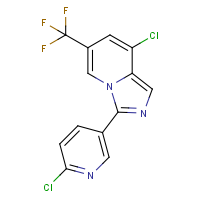 CAS:1630096-66-0 | PC210069 | 2-Chloro-5-[8-chloro-6-(trifluoromethyl)imidazo[1,5-a]pyridin-3-yl]pyridine