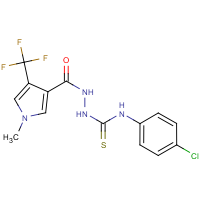 CAS:1656294-82-4 | PC210079 | N-(4-Chlorophenyl)-2-{[1-methyl-4-(trifluoromethyl)-1H-pyrrol-3-yl]carbonyl}hydrazinecarbothioamide