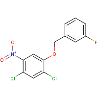 CAS: 1708126-05-9 | PC210082 | 1,5-Dichloro-2-[(3-fluorophenyl)methoxy]-4-nitrobenzene