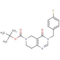 CAS: 1781241-50-6 | PC210096 | tert-Butyl 3-[(4-fluorophenyl)methyl]-4-oxo-3H,4H,5H,6H,7H,8H-pyrido[4,3-d]pyrimidine-6-carboxylate