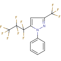CAS:959579-17-0 | PC2127 | 5(3)-(Heptafluoropropyl)-1-phenyl-3(5)-(trifluoromethyl)pyrazole