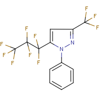 CAS: 959579-17-0 | PC2127 | 5(3)-(Heptafluoropropyl)-1-phenyl-3(5)-(trifluoromethyl)pyrazole