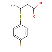 CAS: 259544-93-9 | PC2189 | 3-(4-Fluorophenylthio)butyric acid