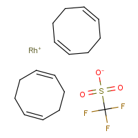 CAS: 99326-34-8 | PC2199 | Bis(cycloocta-1,5-diene)rhodium(I) trifluoromethanesulphonate