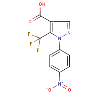 CAS: 142818-03-9 | PC2202 | 1-(4-Nitrophenyl)-5-(trifluoromethyl)pyrazole-4-carboxylic acid