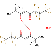 CAS: 125009-58-7 | PC2218 | Bis(6,6,7,7,8,8,8-heptafluoro-2,2-dimethyl-3,5-octanedionate)strontium hydrate