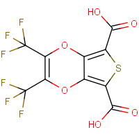 CAS:887268-15-7 | PC2295 | 2,3-Bis(trifluoromethyl)thieno[3,4-b][1,4]dioxene-5,7-carboxylic acid