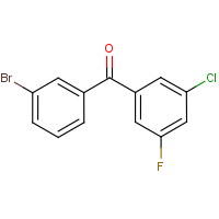 CAS:844879-45-4 | PC2322 | 3-Bromo-3'-chloro-5'-fluorobenzophenone