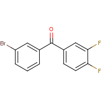 CAS:844879-35-2 | PC2350 | 3-Bromo-3',4'-difluorobenzophenone