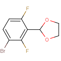 CAS:887268-17-9 | PC2368 | 2-(3-Bromo-2,6-difluorophenyl)-1,3-dioxolane
