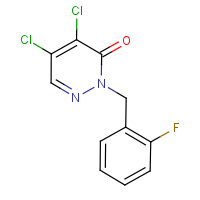 CAS:175135-46-3 | PC2404 | 4,5-Dichloro-2-(2-fluorobenzyl)pyridazine-3(2H)-one