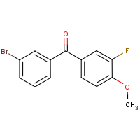 CAS:844879-54-5 | PC2417 | 3-Bromo-3'-fluoro-4'-methoxybenzophenone