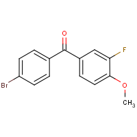 CAS:161581-93-7 | PC2419 | 4-Bromo-3'-fluoro-4'-methoxybenzophenone