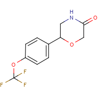 CAS:951627-15-9 | PC250025 | 6-[4-(Trifluoromethoxy)phenyl]morpholin-3-one