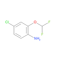 CAS:1250677-10-1 | PC251342 | 4-Chloro-2-(difluoromethoxy)aniline