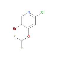 CAS: 1798295-14-3 | PC251371 | 5-Bromo-2-chloro-4-(difluoromethoxy)pyridine