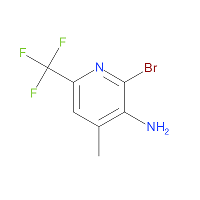 CAS:2055497-17-9 | PC251375 | 2-Bromo-4-methyl-6-(trifluoromethyl)pyridin-3-amine