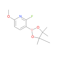 CAS: 2085307-54-4 | PC251384 | 2-Fluoro-6-methoxy-3-(4,4,5,5-tetramethyl-1,3,2-dioxaborolan-2-yl)pyridine